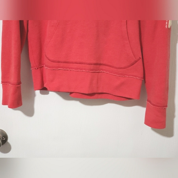 PINK V-neck Hoodie - Picture 4 of 6